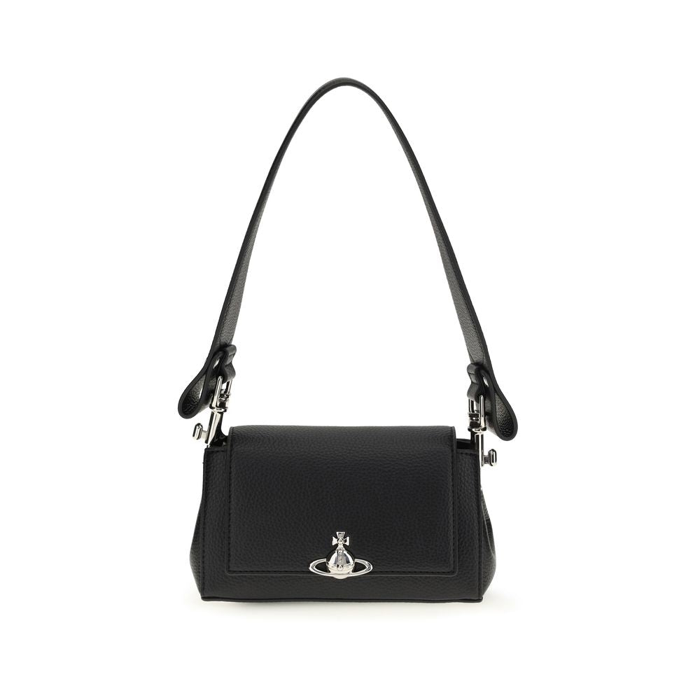 Vivienne Westwood Schwarze Schultertasche aus Polyurethan