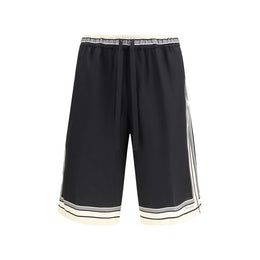 Dolce & Gabbana Mehrfarbige Seiden-Bermudashorts
