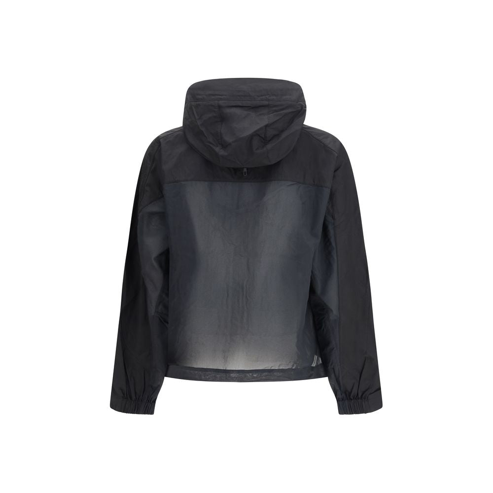 Y-3 Schwarze Baumwoll-Shell-Jacke