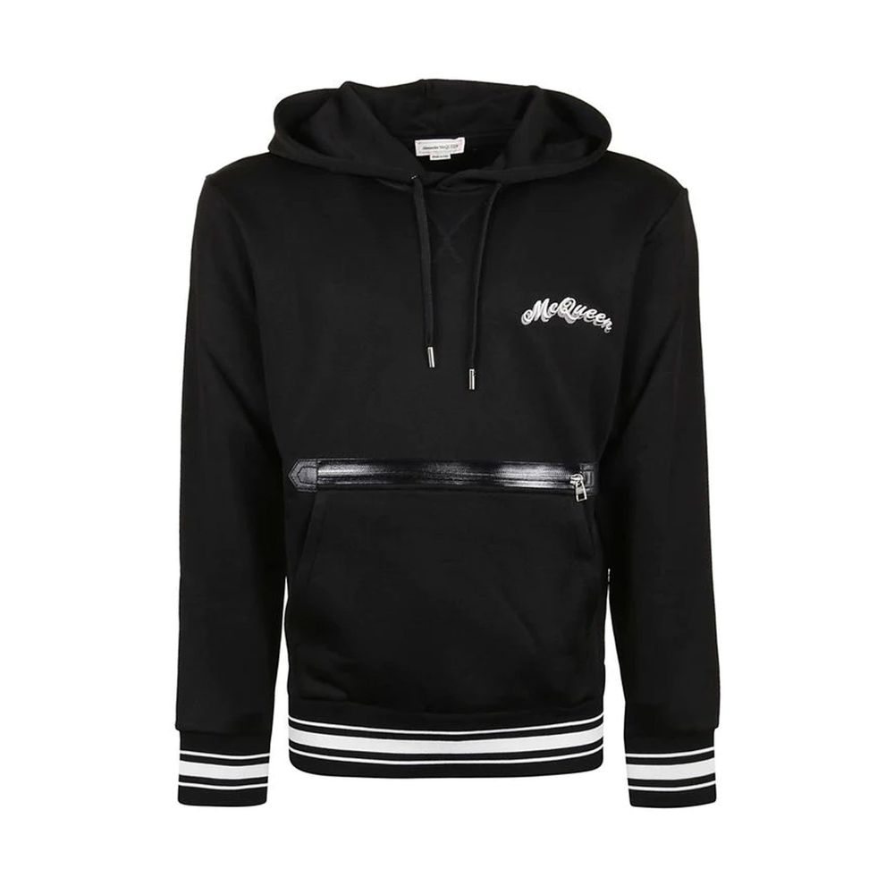 Alexander McQueen Schwarzer Baumwoll-Sweatshirt