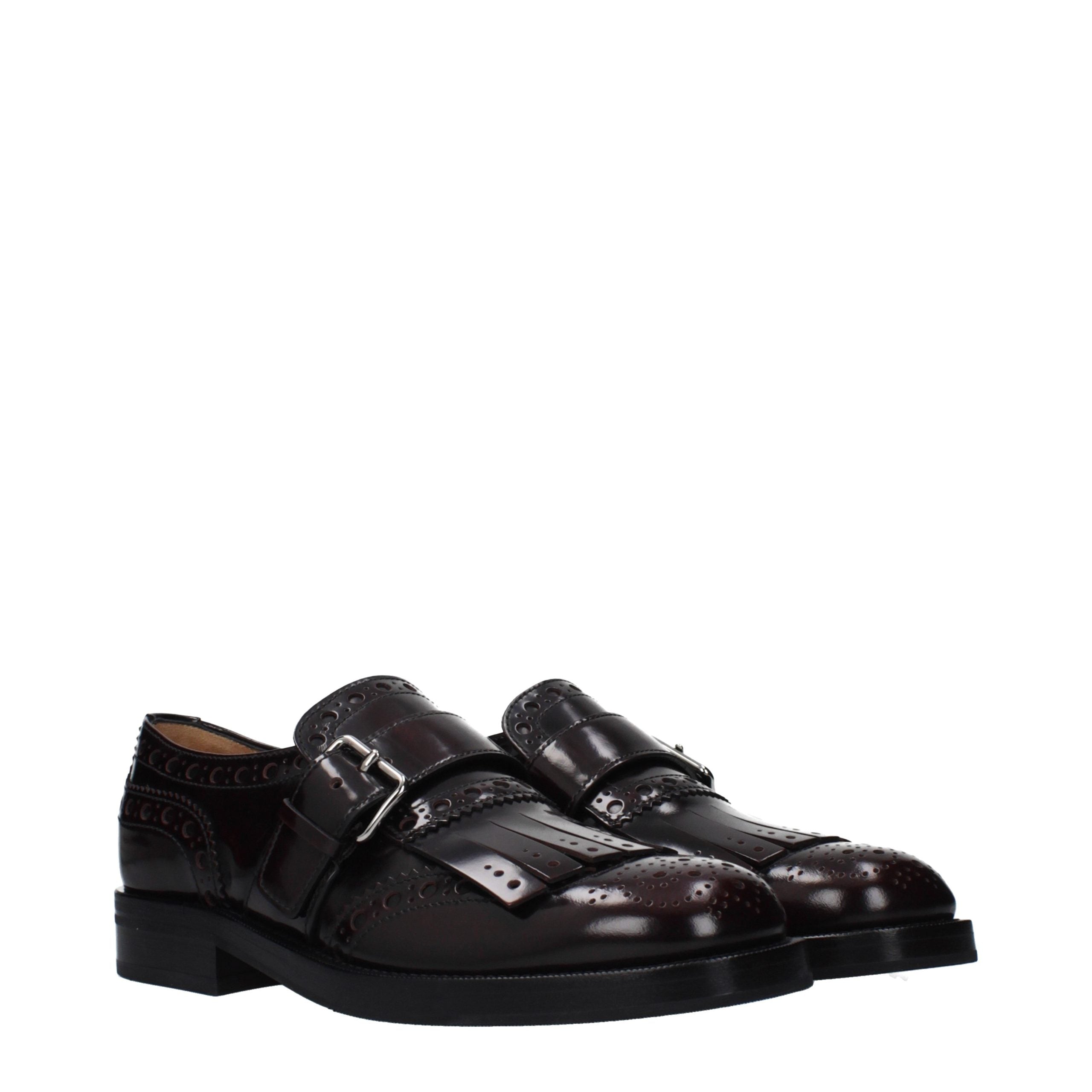 Church's Rote Leder-Slipper