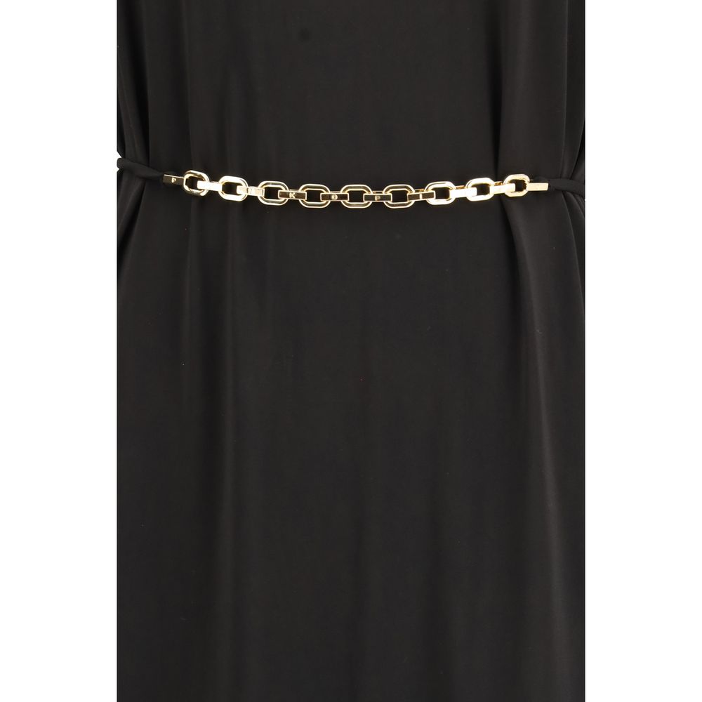 PINKO Schwarzes Freizeitkleid aus Acetat