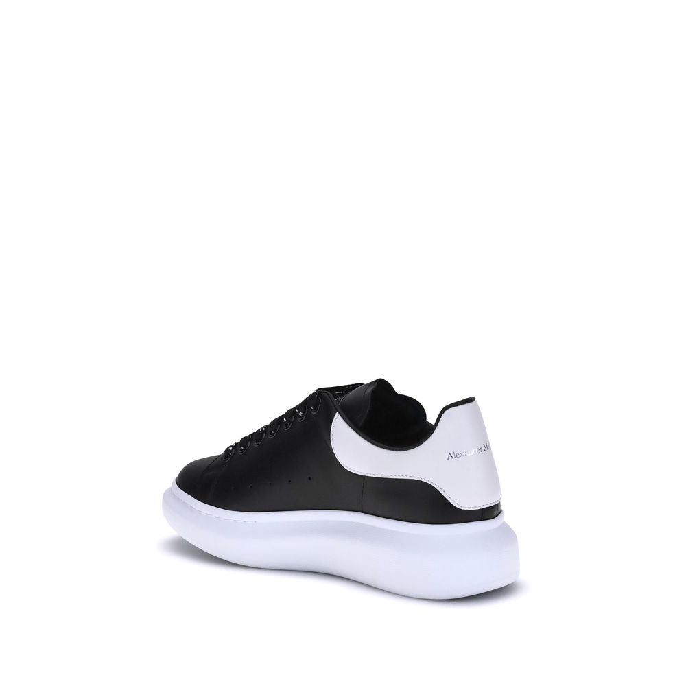 Alexander McQueen Schwarze Bos Taurus Plateau-Sneaker aus Kalbsleder