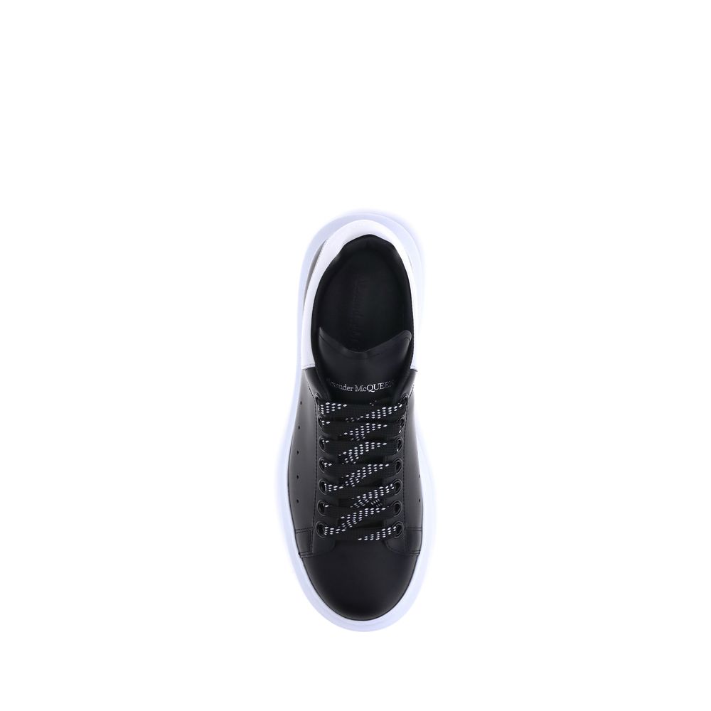 Alexander McQueen Schwarze Bos Taurus Plateau-Sneaker aus Kalbsleder