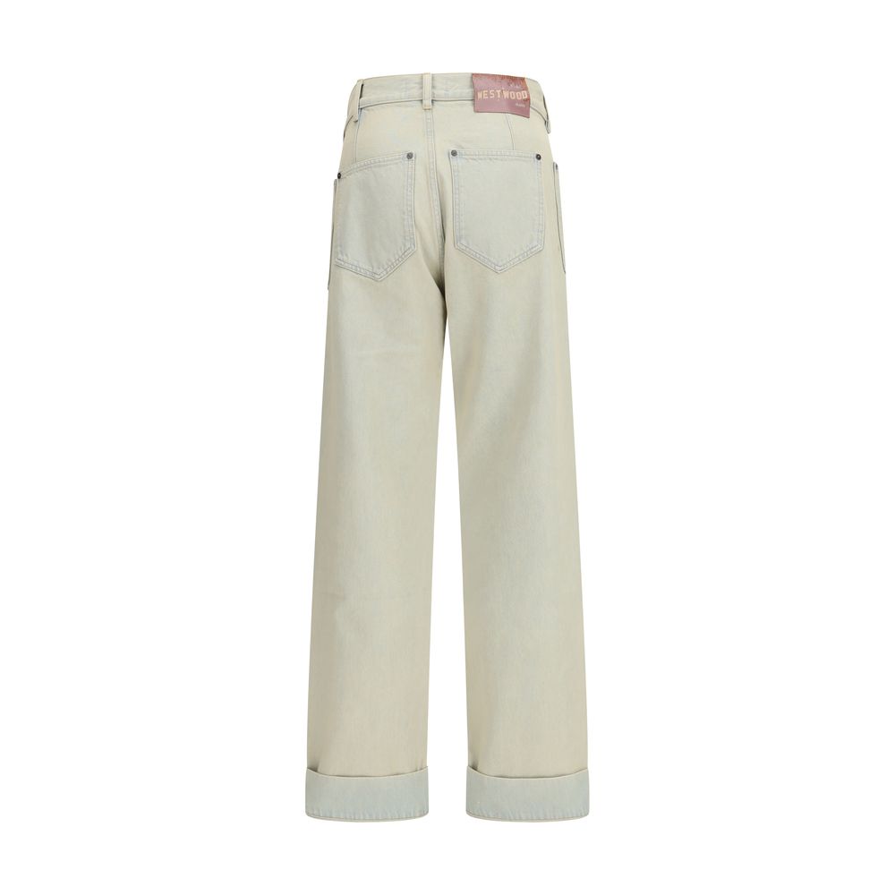 Vivienne Westwood Blaue Baumwolljeans Denim