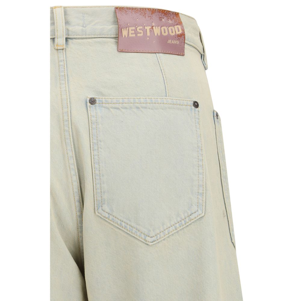 Vivienne Westwood Blaue Baumwolljeans Denim