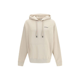 Off-White Beige Baumwoll-Sweatshirt