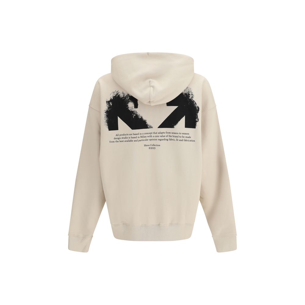Off-White Beige Baumwoll-Sweatshirt