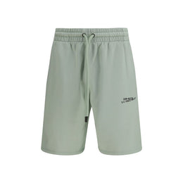 Off-White Zweifarbige Baumwoll-Bermudashorts