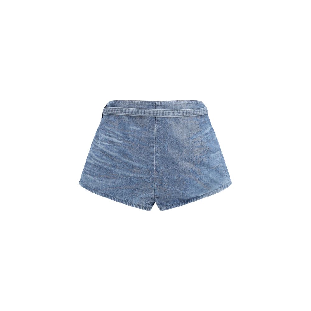 Diesel Blaue Baumwoll-Bermudashorts