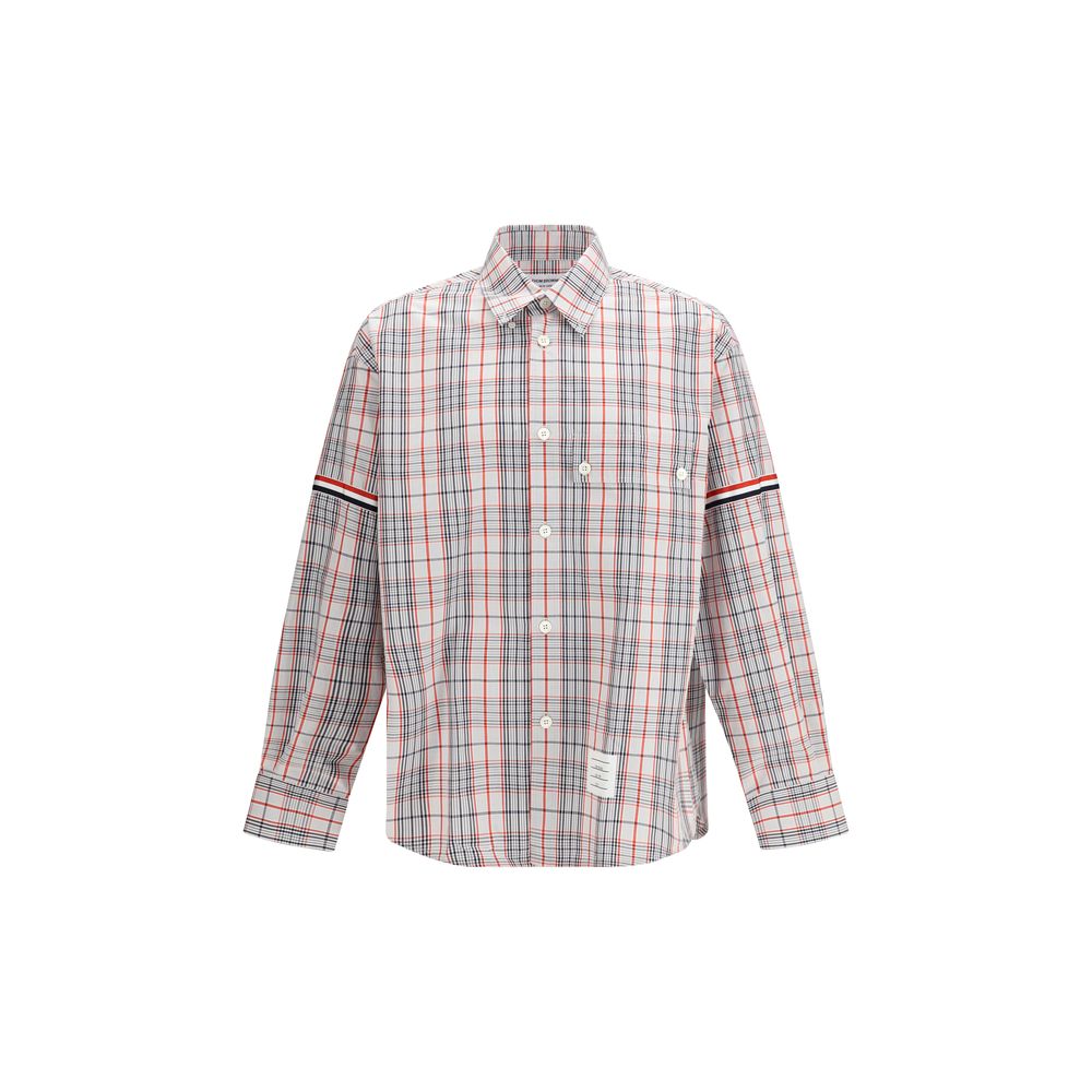 Thom Browne Mehrfarbiges Hemd mit Stoffmuster