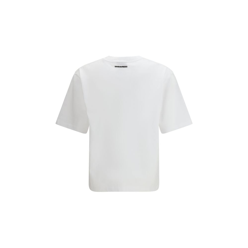 Dsquared² Weißes Baumwoll-T-Shirt