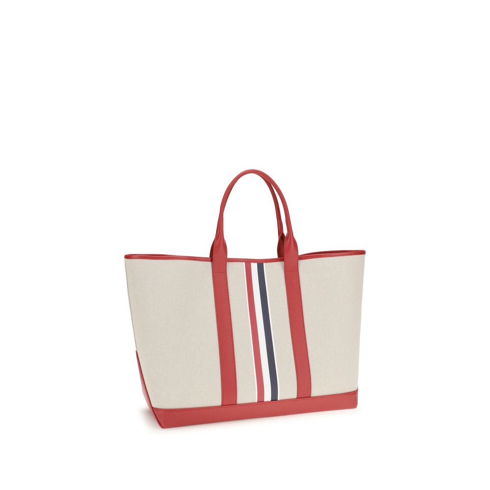 Thom Browne Mehrfarbige Stoffhandtasche