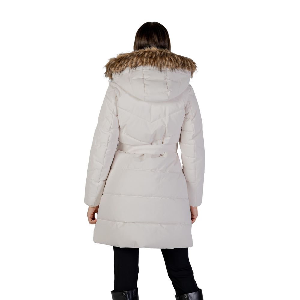 Guess Creme Polyester-Mantel