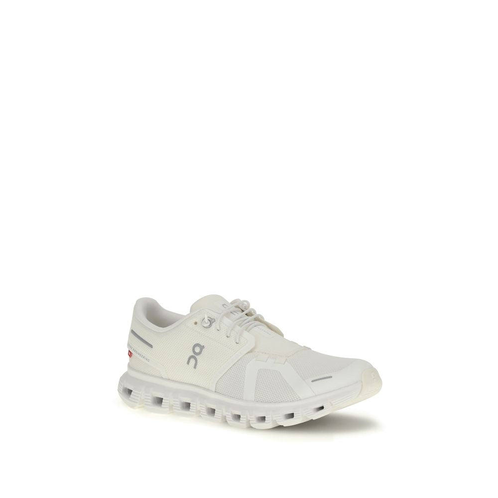ON Weiße Sportschuhe aus recyceltem Polyester