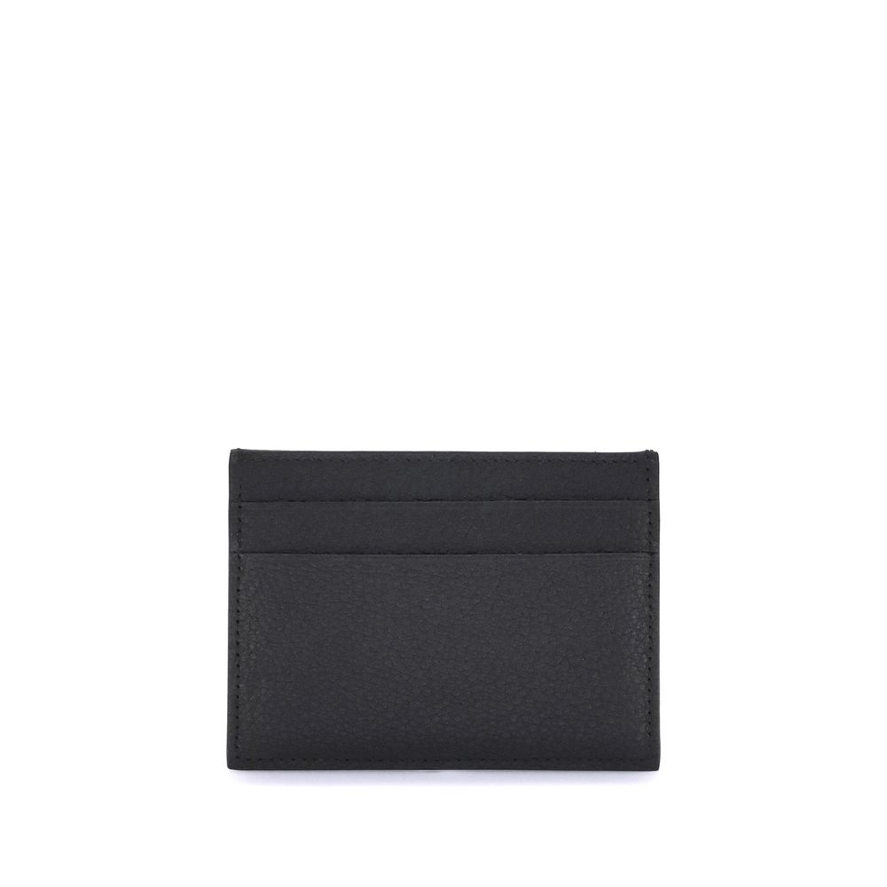 Balenciaga Schwarzes Kalbsleder Bos Taurus Portemonnaie