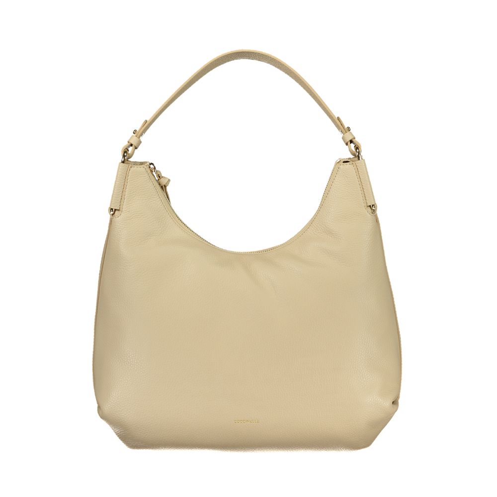 Coccinelle Damenhandtasche aus beigem Leder