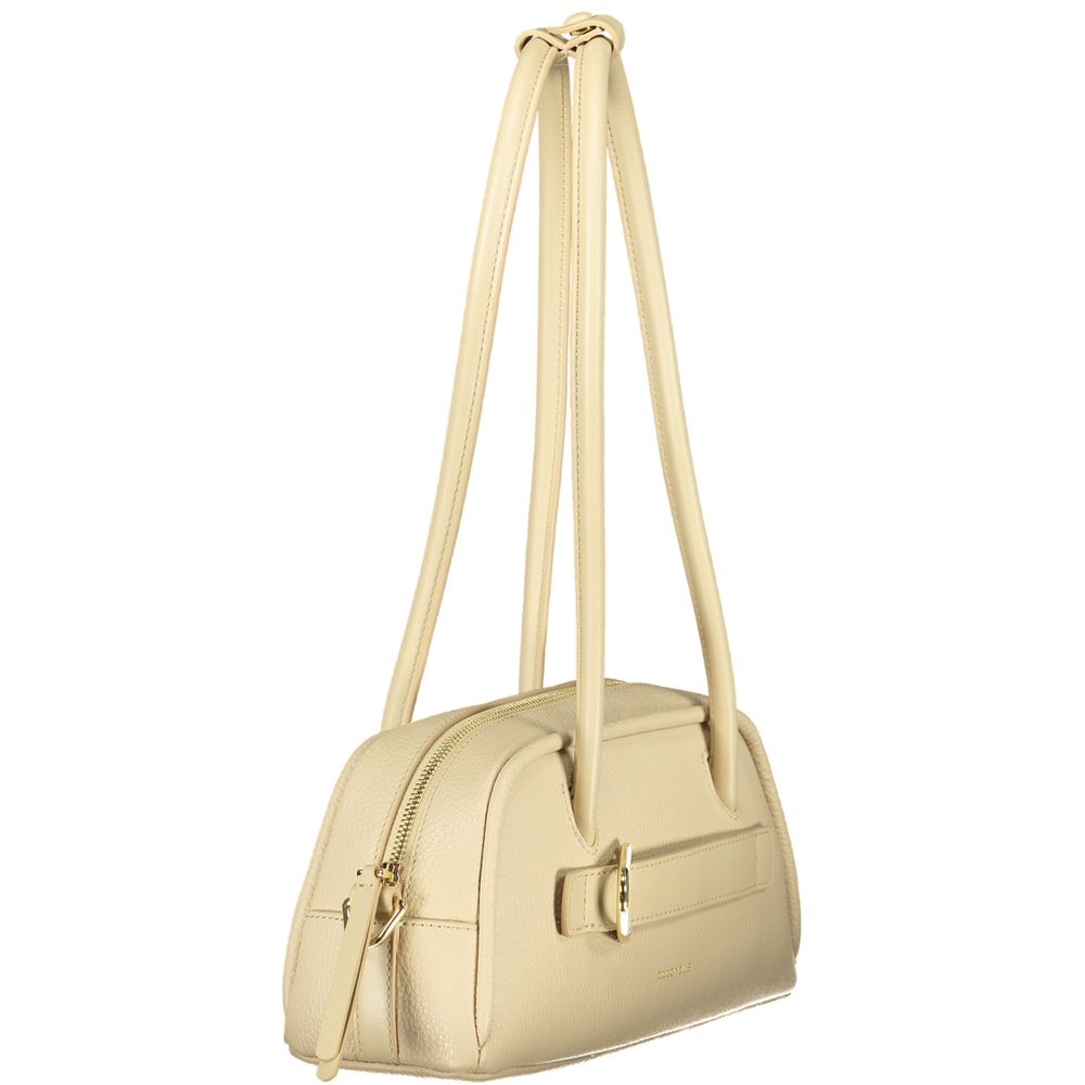 Coccinelle Beige Pelle Damenhandtasche