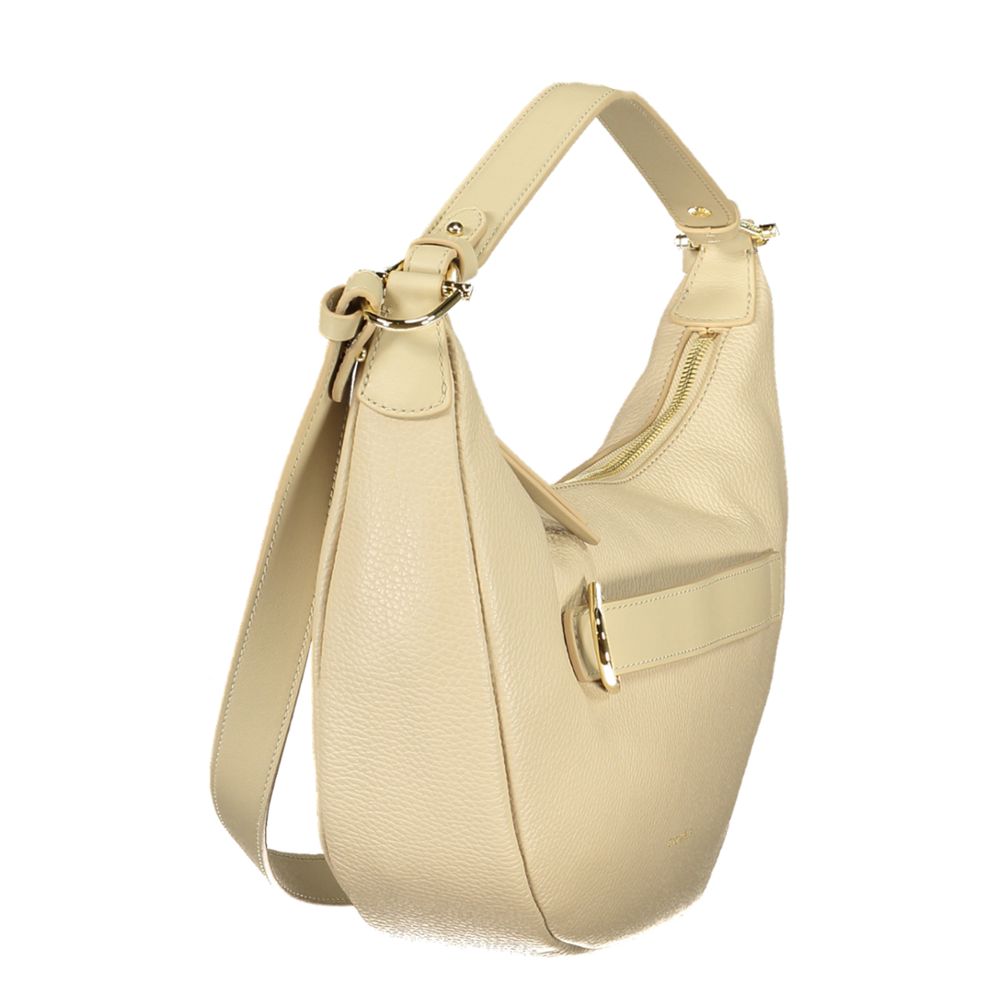 Coccinelle Damenhandtasche aus beigem Leder