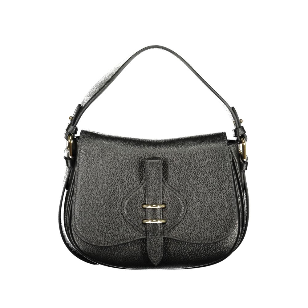 Coccinelle Schwarze Leder Damentasche