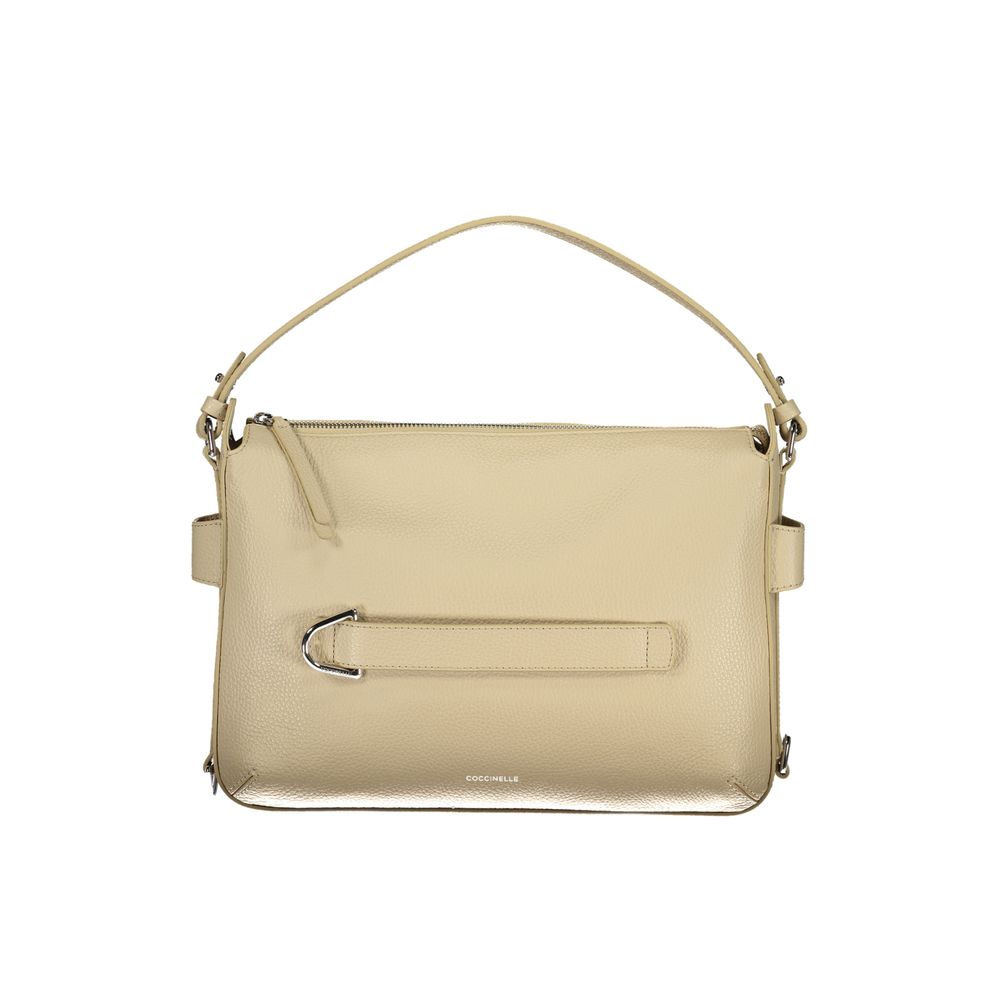 Coccinelle Damenhandtasche aus beigem Leder