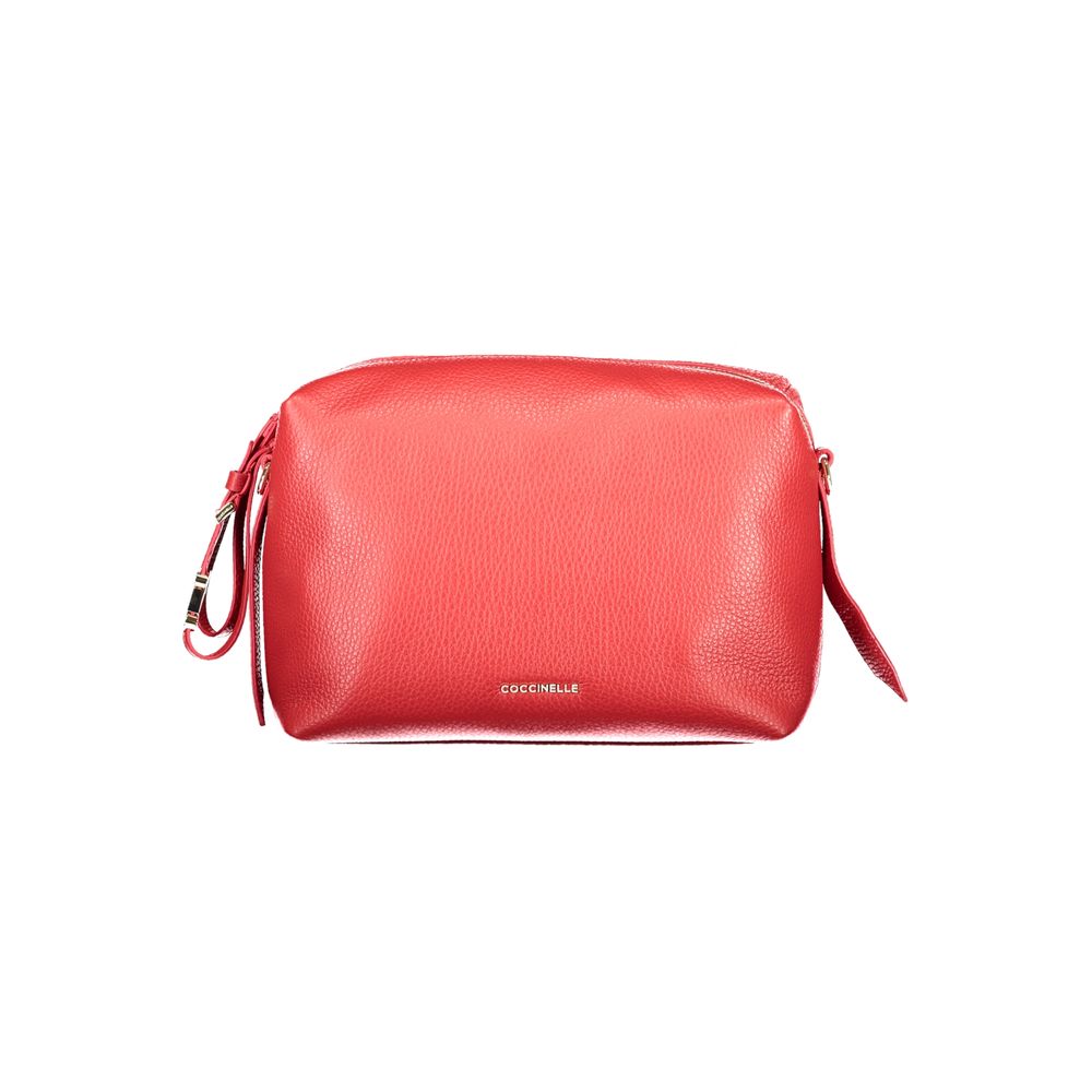 Coccinelle Rote Lederhandtasche