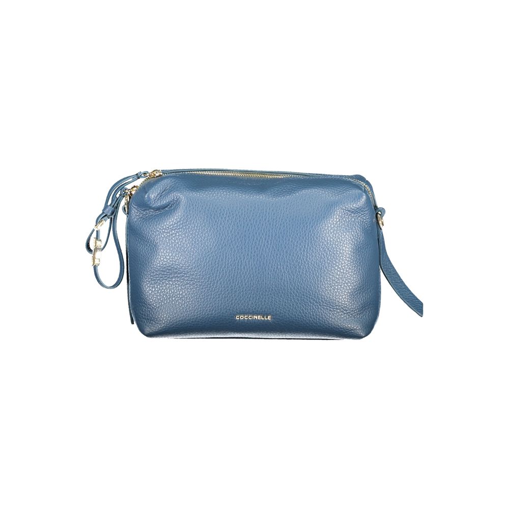 Coccinelle Schultertasche Blu Pelle Donna