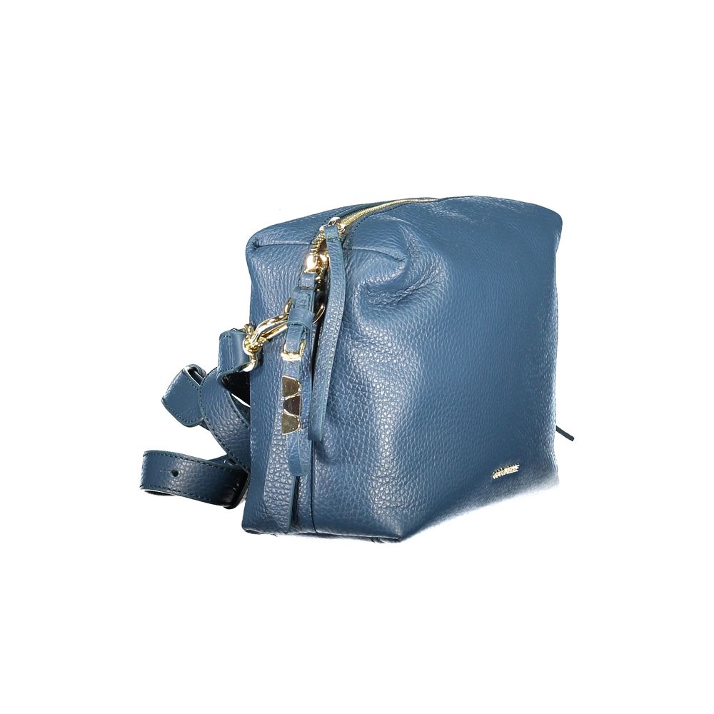 Coccinelle Schultertasche Blu Pelle Donna