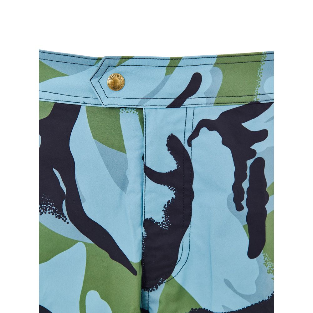 Tom Ford Mehrfarbige Badeshorts aus Polyamid