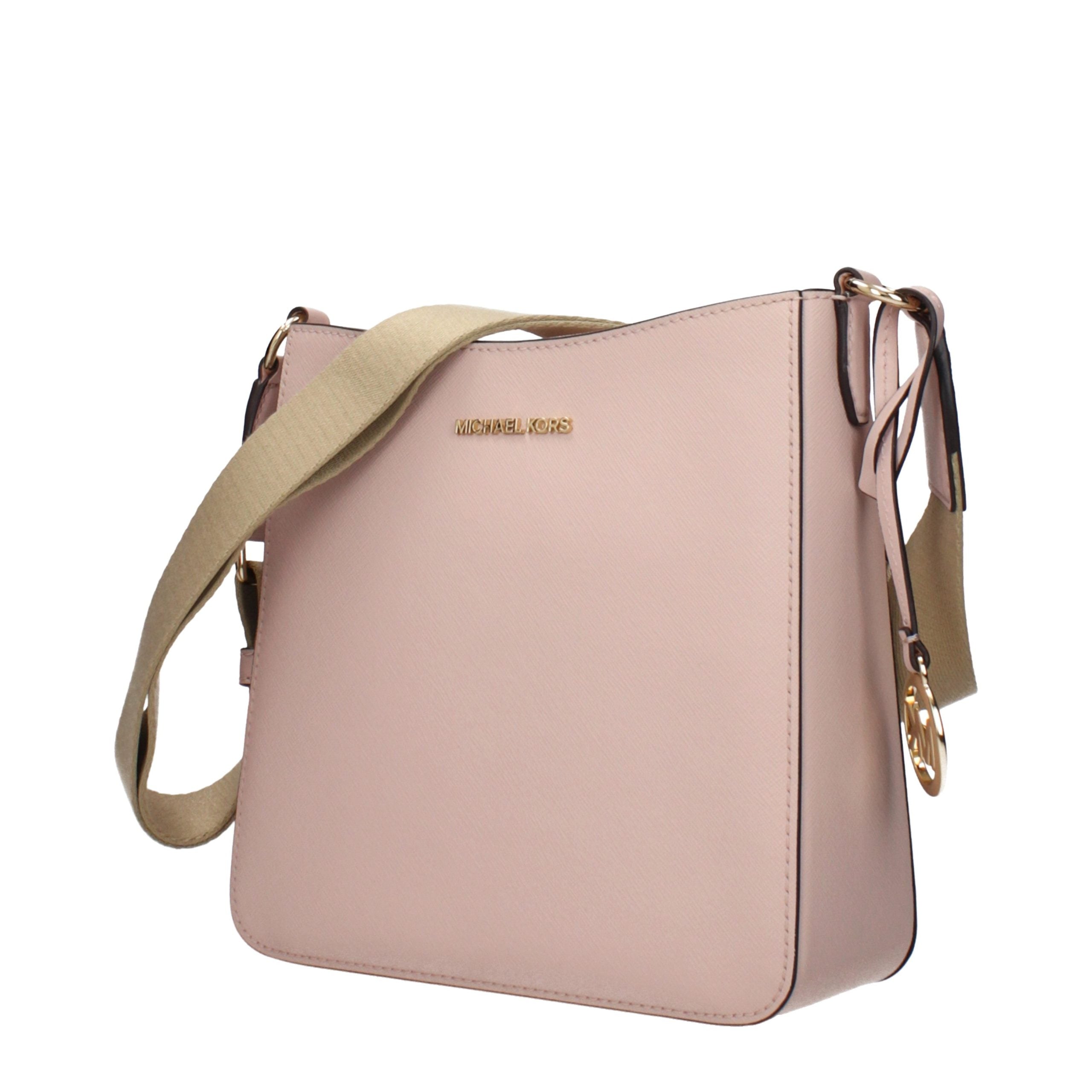 Michael Kors Schultertasche aus pinkfarbenem Leder