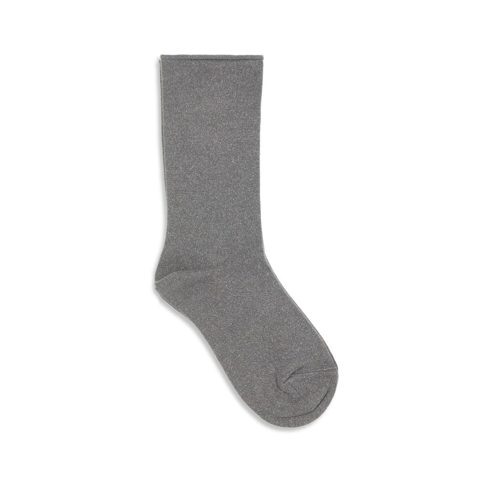 Brunello Cucinelli Graue Seidensocken