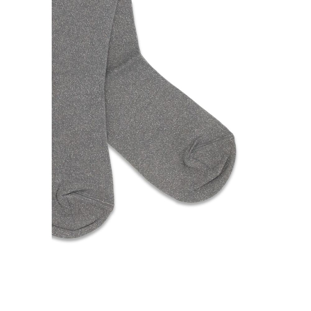 Brunello Cucinelli Graue Seidensocken