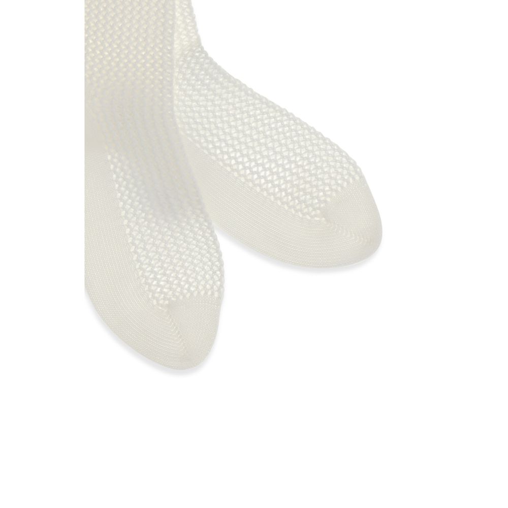 Brunello Cucinelli Weiße Baumwollsocken
