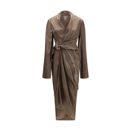 Rick Owens Braunes Kupferfarbenes Freizeitkleid