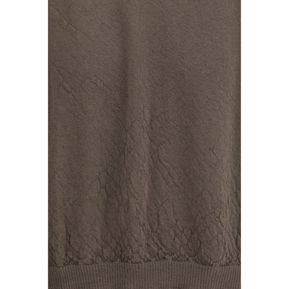 Rick Owens Grauer Oves Aries Wollpullover