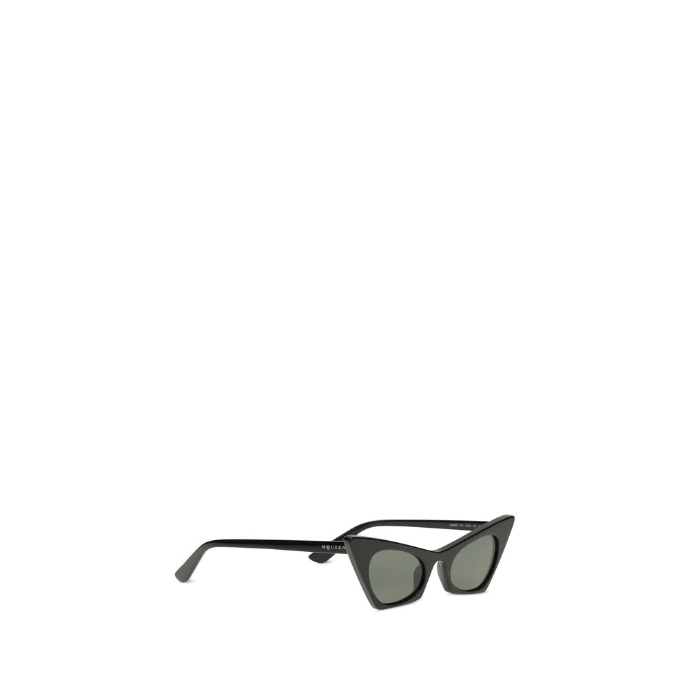 Alexander McQueen Schwarze Sonnenbrille aus Kunststoff