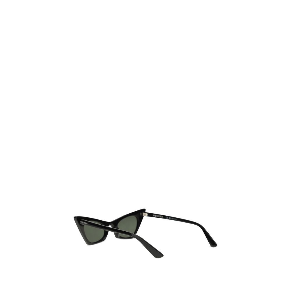 Alexander McQueen Schwarze Sonnenbrille aus Kunststoff