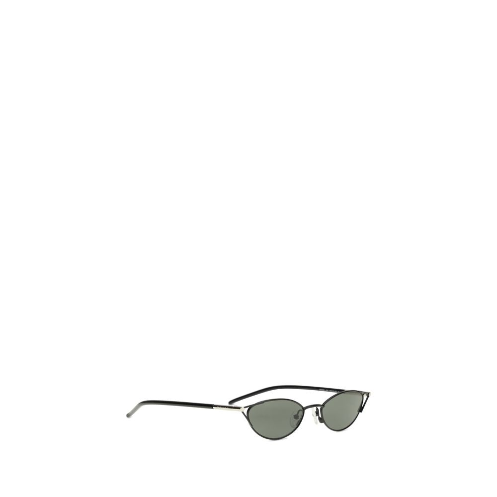 Alexander McQueen Schwarze Sonnenbrille aus Metall