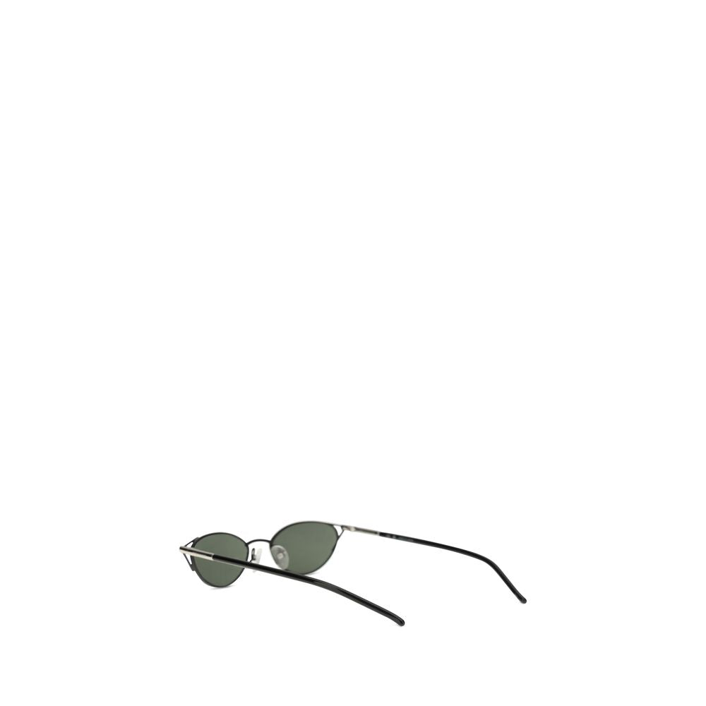 Alexander McQueen Schwarze Sonnenbrille aus Metall