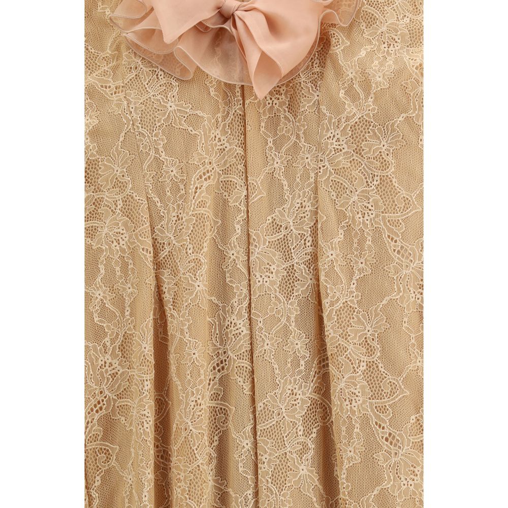 Alessandra Rich Mehrfarbiges Cocktailkleid aus Polyamid