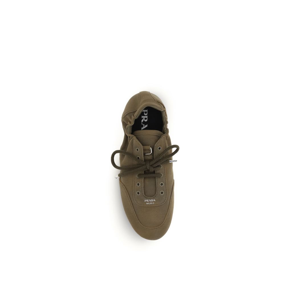 Prada Athletik-Sneaker aus Baumwolle in Bicolor
