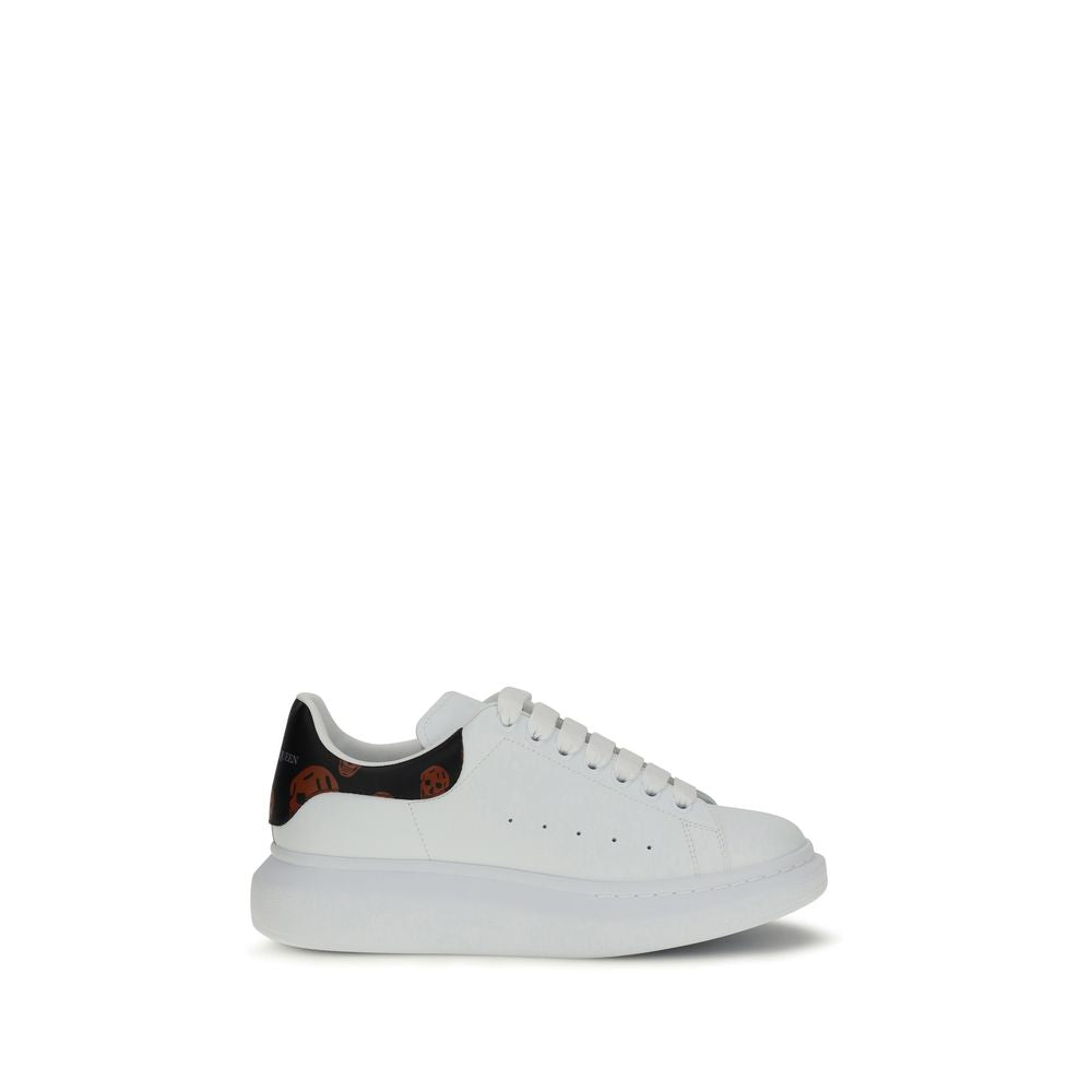 Alexander McQueen Weiße Low-Top-Sneaker aus Kalbsleder Bos Taurus