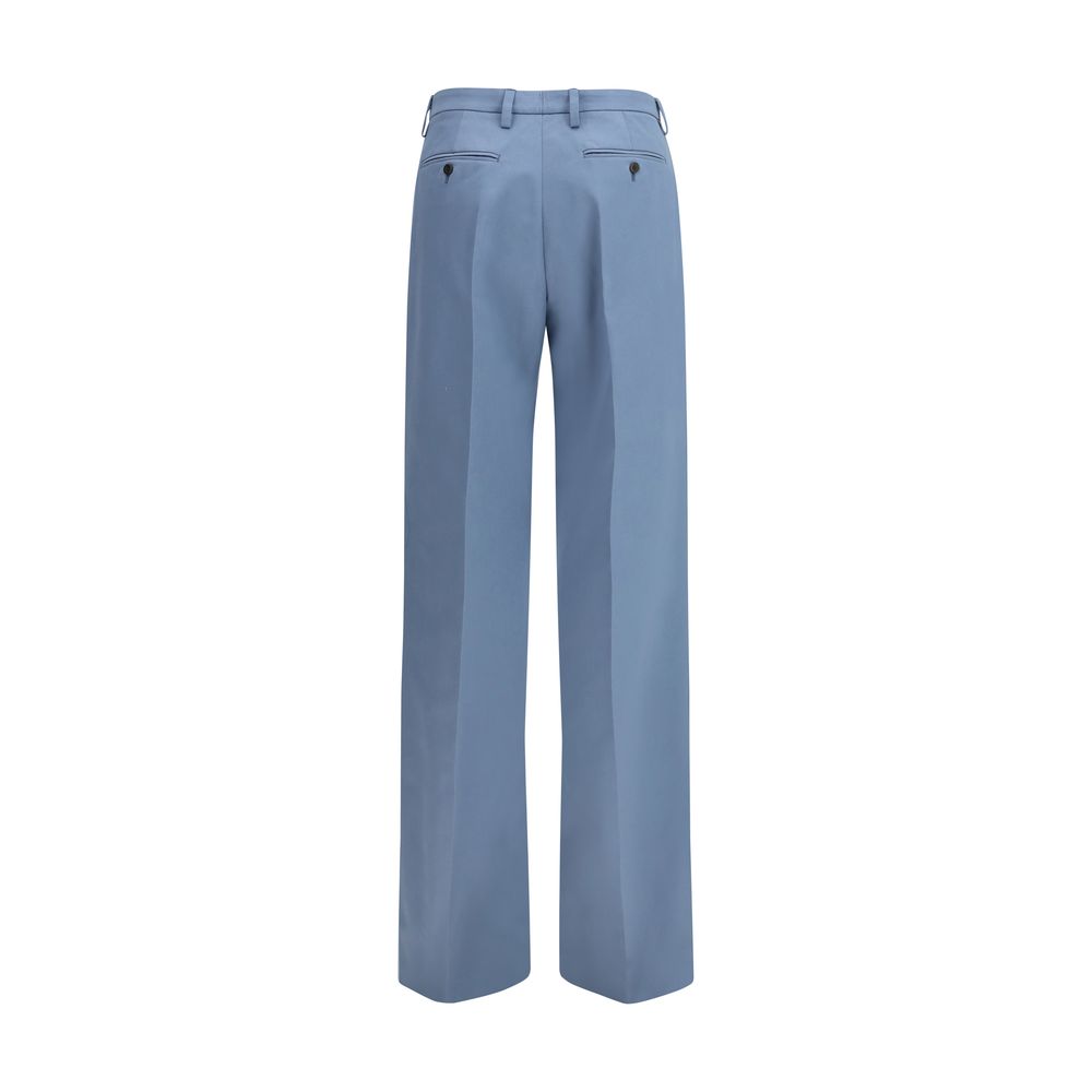 Prada Blaue Baumwoll-Chino-Hose