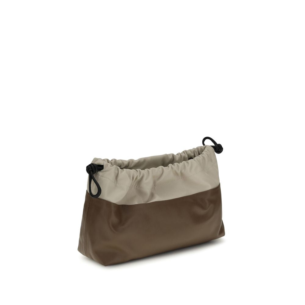 Pierre Hardy Braune Kalbsleder Bos Taurus Schultertasche