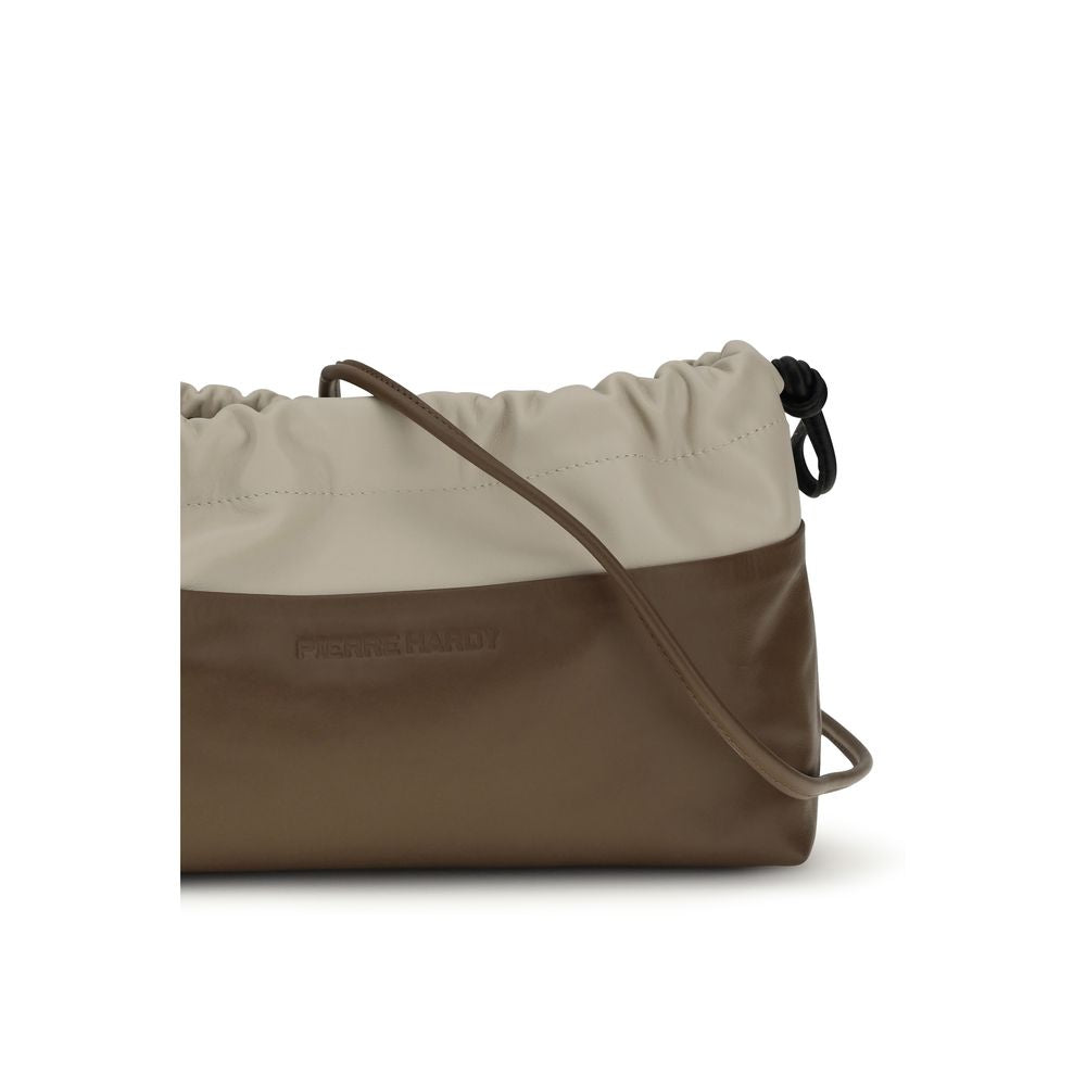 Pierre Hardy Braune Kalbsleder Bos Taurus Schultertasche
