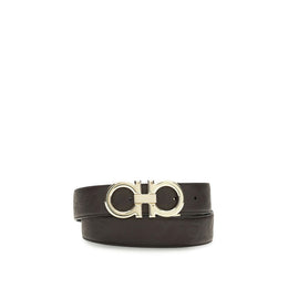Ferragamo Brauner Kalbsleder Bos Taurus Regular Gürtel