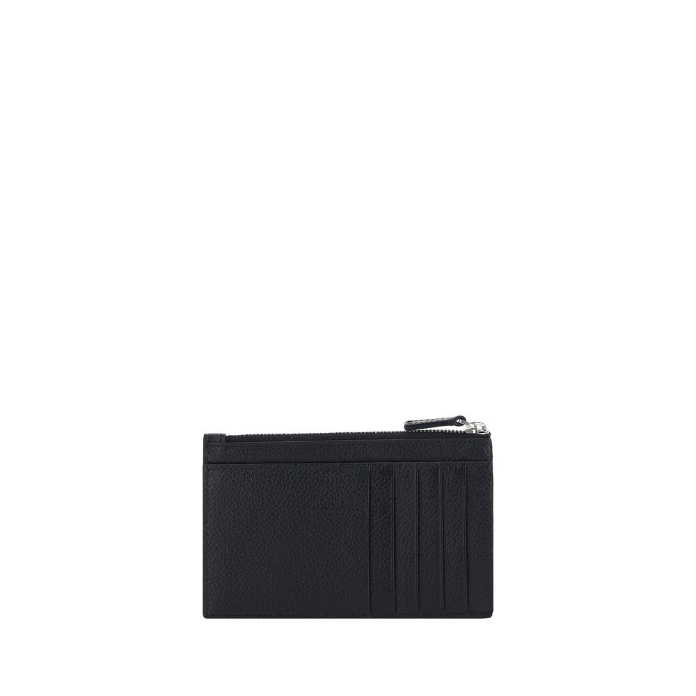 Balenciaga Schwarzes Kalbsleder Bos Taurus Portemonnaie