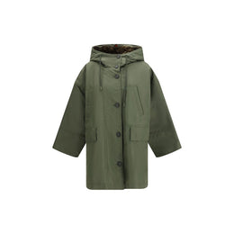 Max Mara Zweifarbiger Baumwoll-Trenchcoat