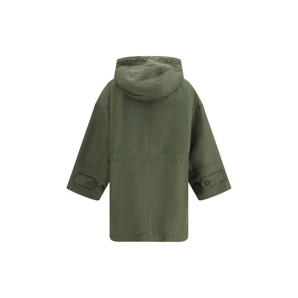 Max Mara Zweifarbiger Baumwoll-Trenchcoat