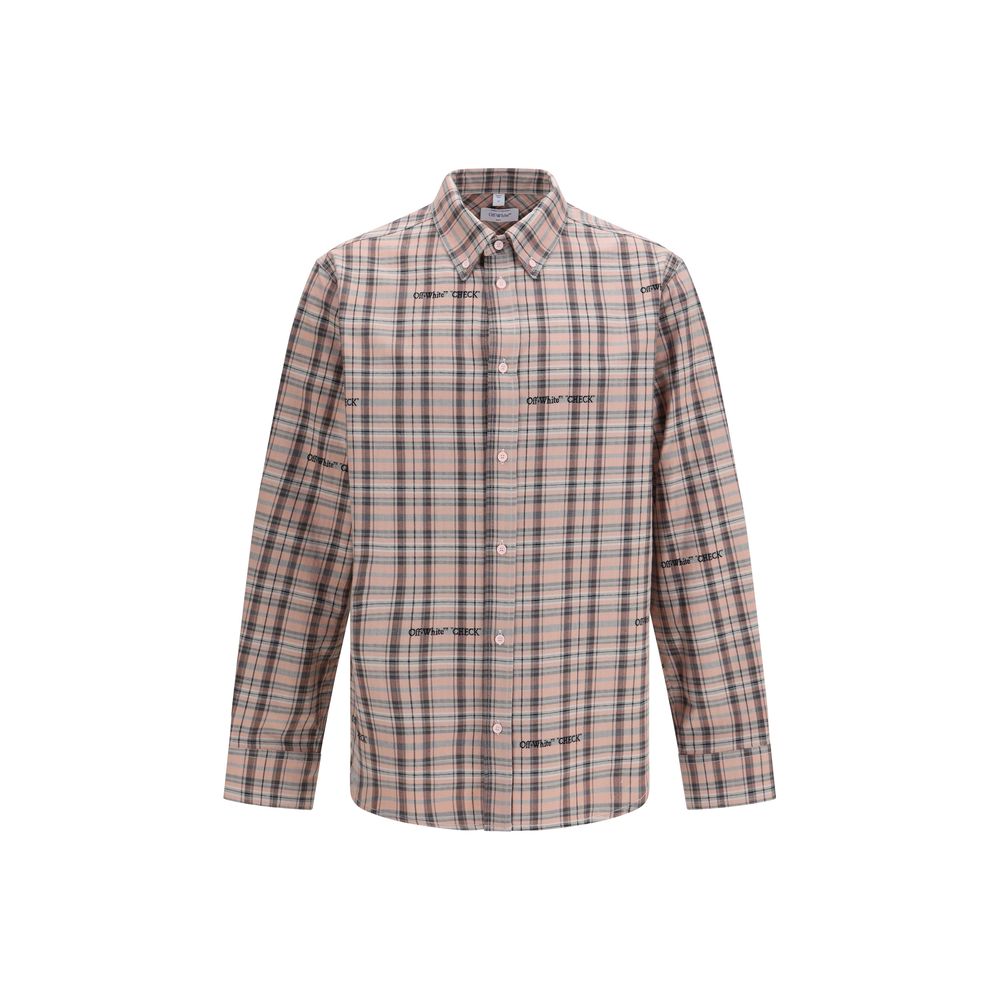 Off-White Mehrfarbiges Baumwollhemd mit Muster